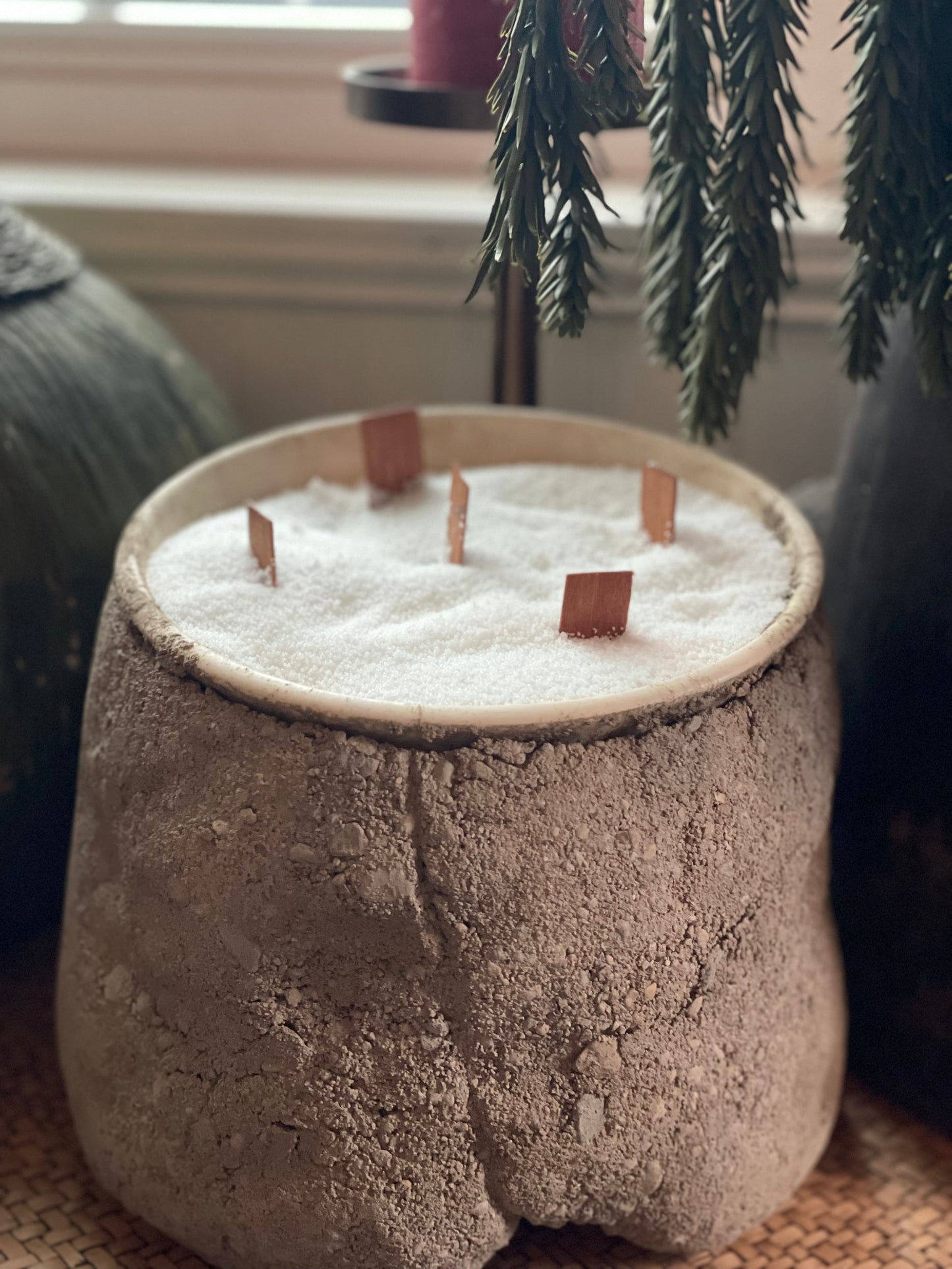 Hand Crafted Concrete Candle