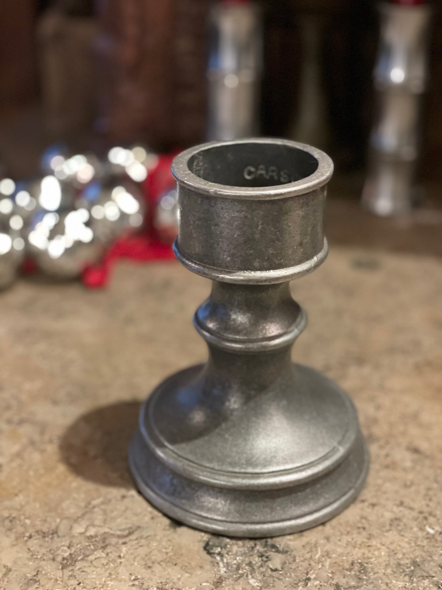 Carson Pewter Candlestick